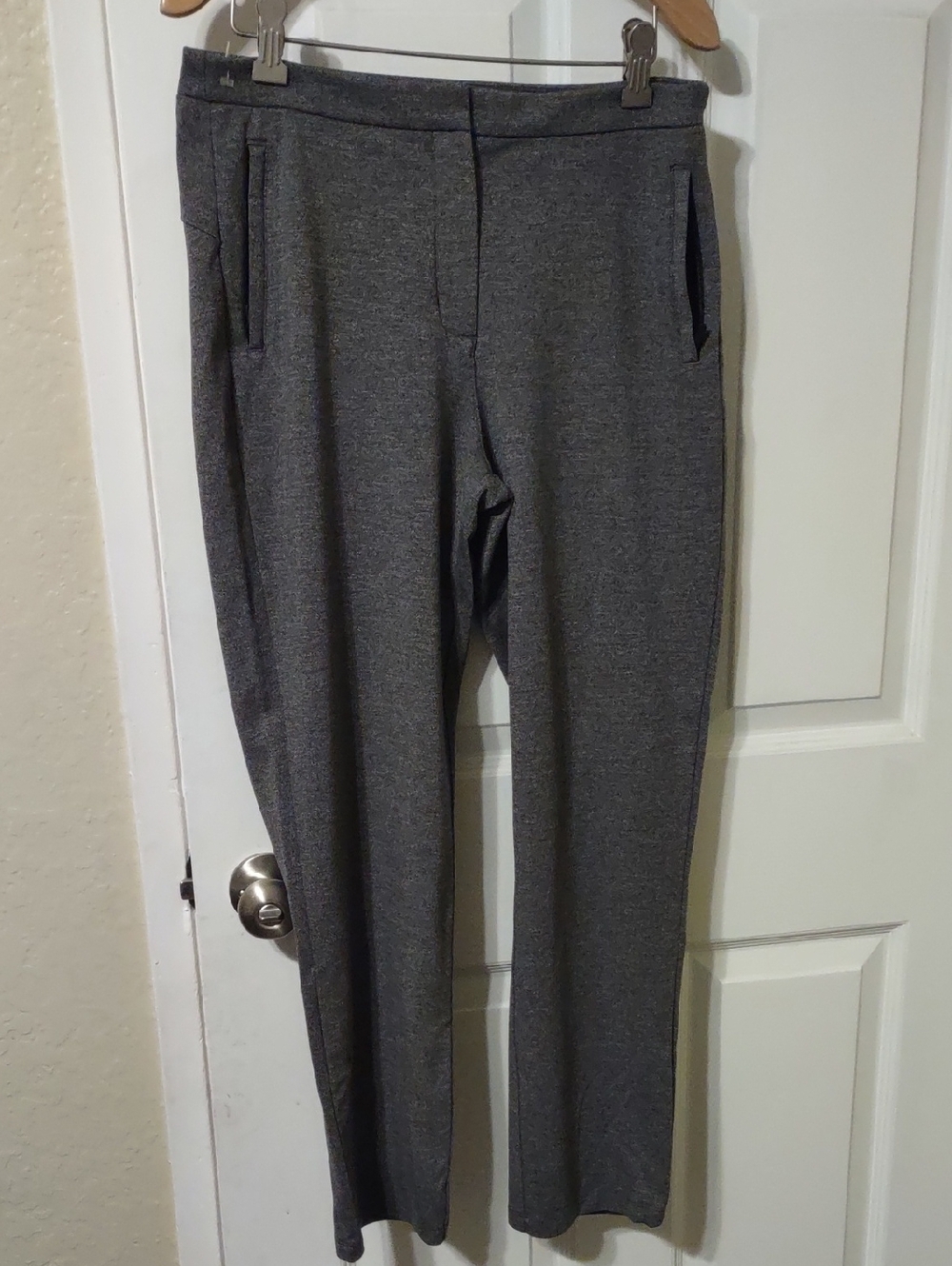 Lululemon Women's Grey Ponte Knit Straight-Leg Pants Size 8